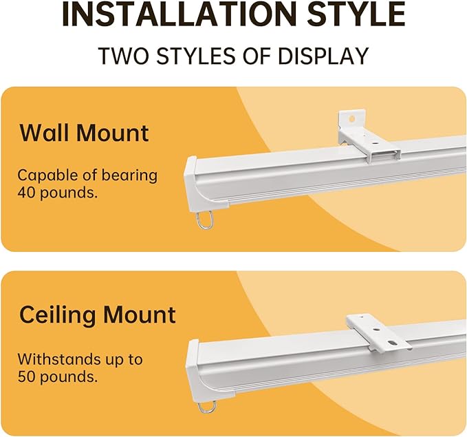 Premium Curtain Tracks - Smooth Gliding & Silent Track