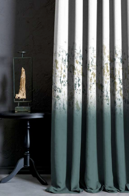 Designer curtains - Textured Metallic Ombre Curtains