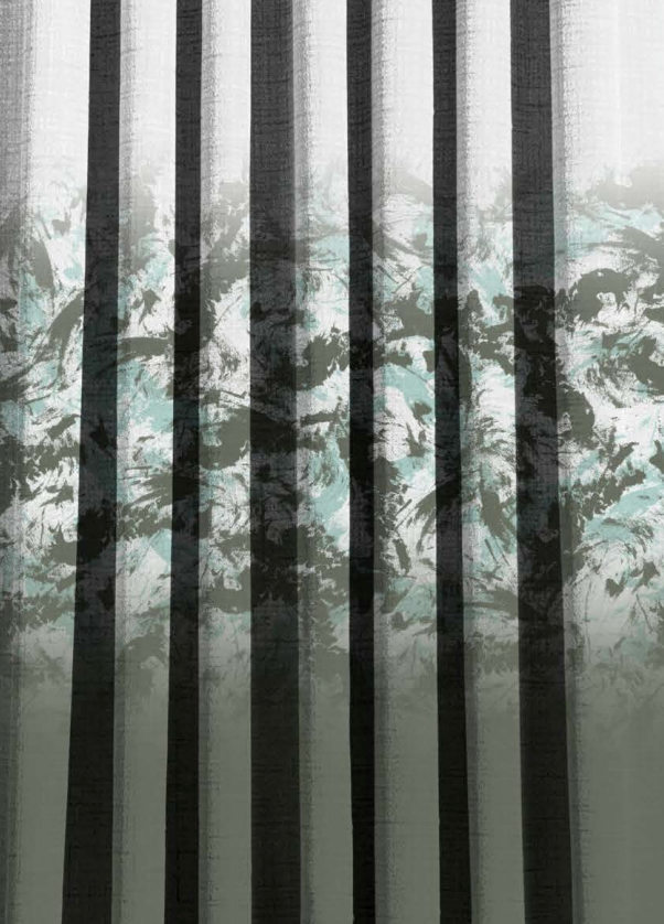 Designer curtains - Forest Canopy Ombre Sheer Curtains
