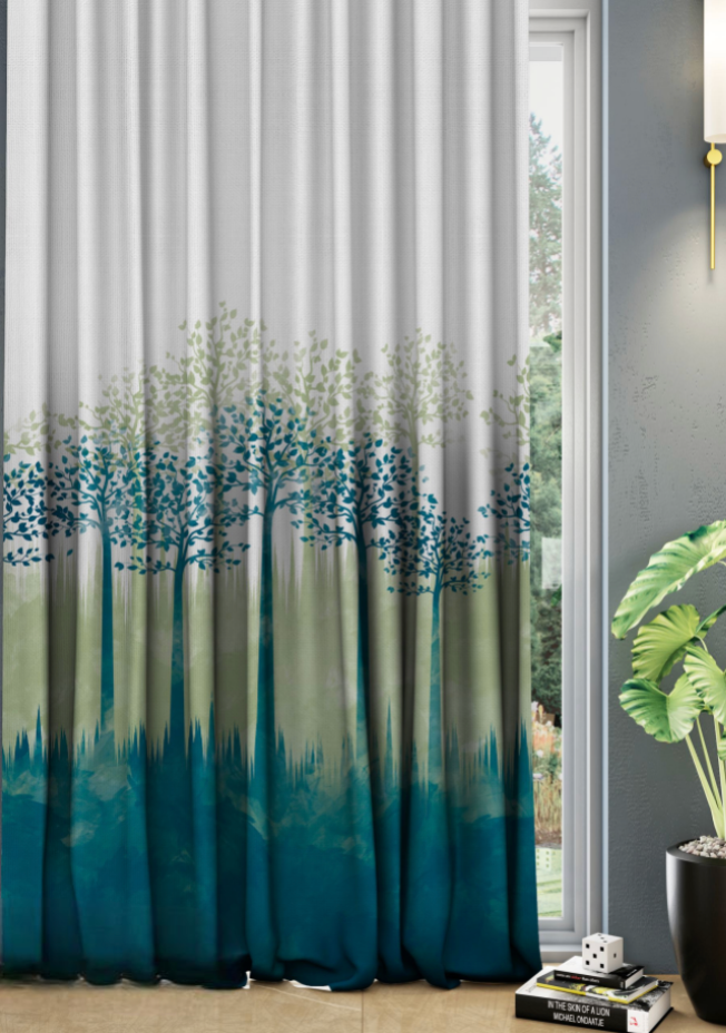 Designer curtains - Nature Inspired Tree Design Curtains