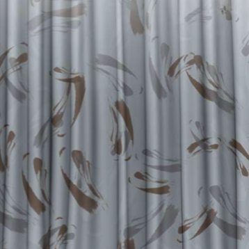 Designer Curtain - Contemporary Brushstroke Blackout Curtains