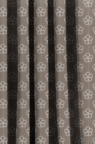 Designer curtains - Elegant Gray Gradient Curtain with Subtle Geometric Pattern