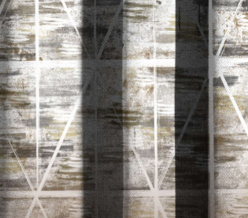 Designer curtains - Luxurious Two Tone Brown Gradient Curtain