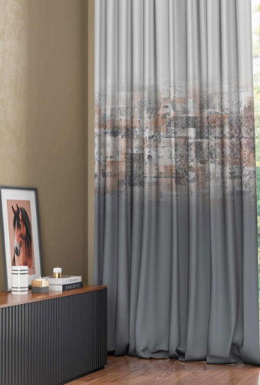 Designer curtains - Rustic Urban Fade Curtains