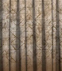 Designer curtains - Elegant Earthy Toned Geometric Pattern Curtains