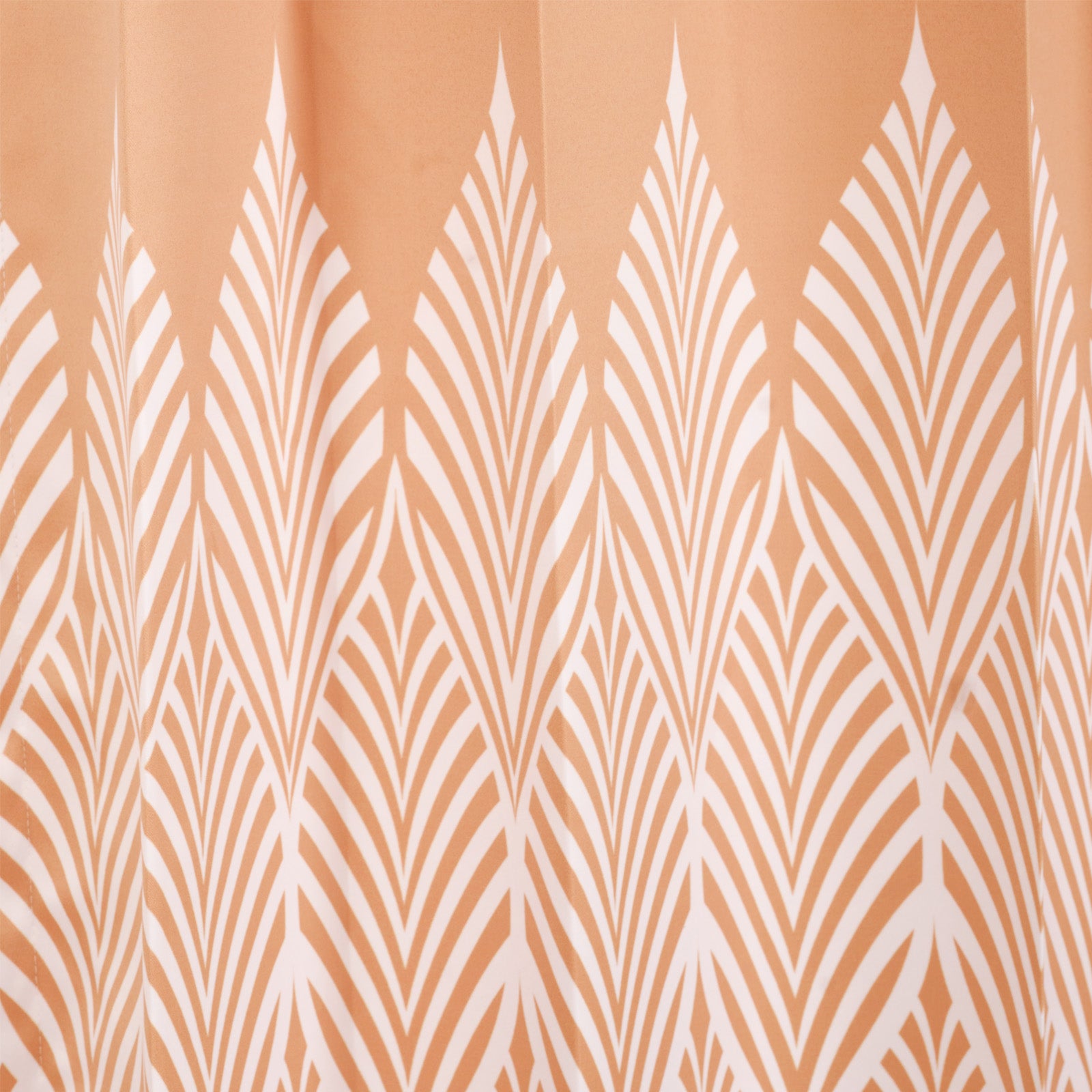 Designer Curtain - Autumn Ember Glow - Fiery Orange