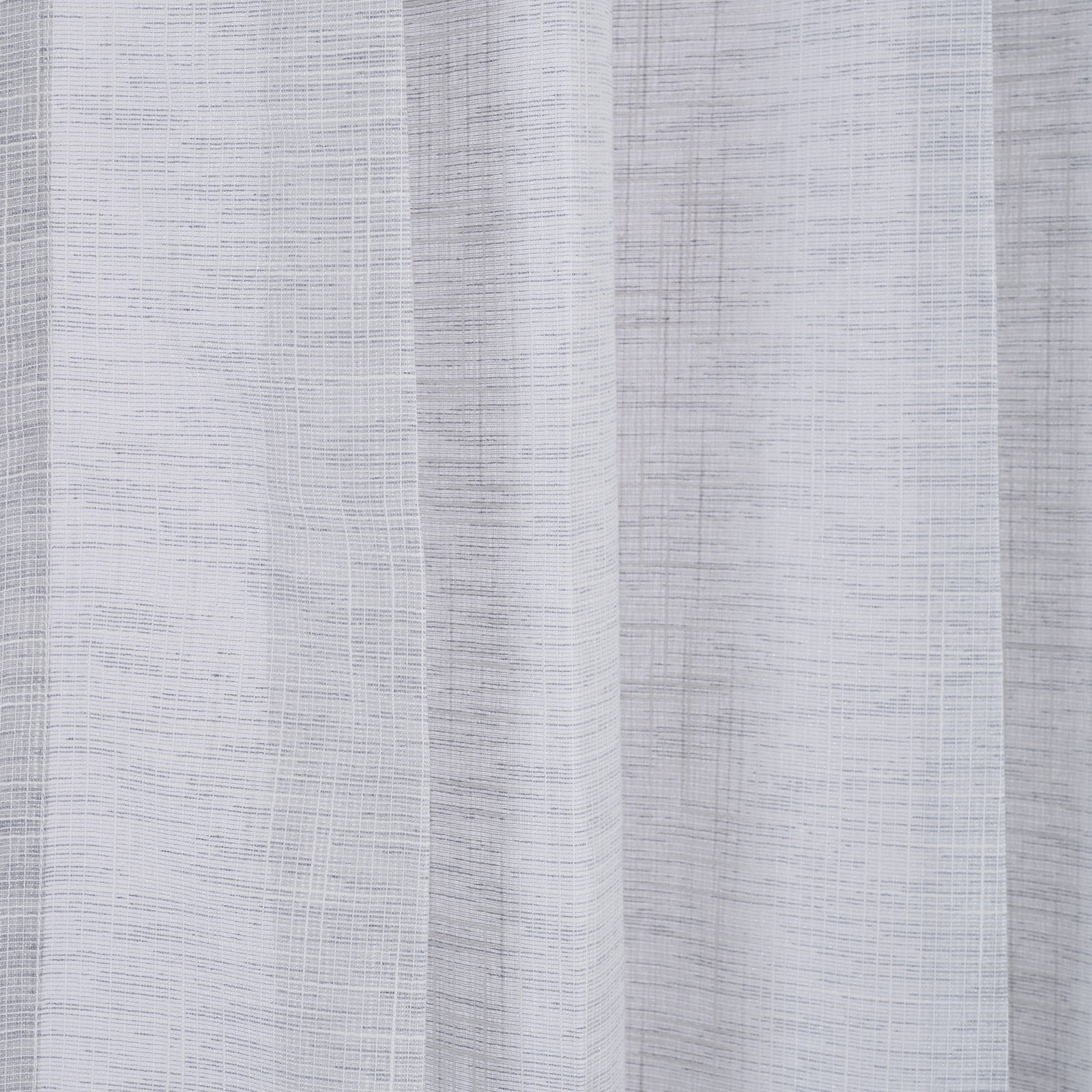 Cotton Blended Sheer - Self Texture - Light Grey