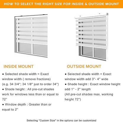 Dual Layer Zebra Blind - Roller Shades