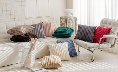 Velvet Ridge Collection – Luxurious Textured Cushions