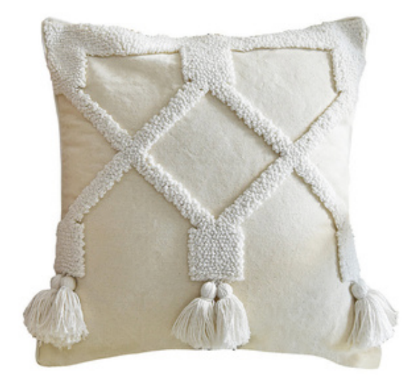 Textured Boho Tassel Cushion Collection