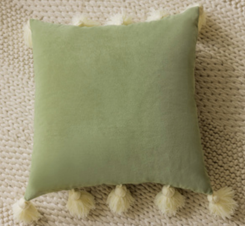 Tassel Delight Velvet Cushion Collection