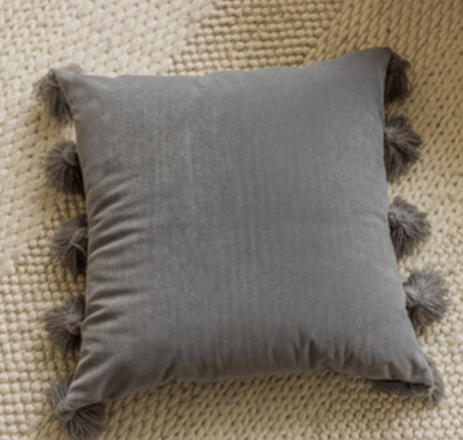 Tassel Delight Velvet Cushion Collection