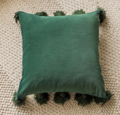 Tassel Delight Velvet Cushion Collection