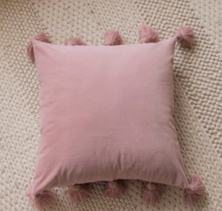 Tassel Delight Velvet Cushion Collection