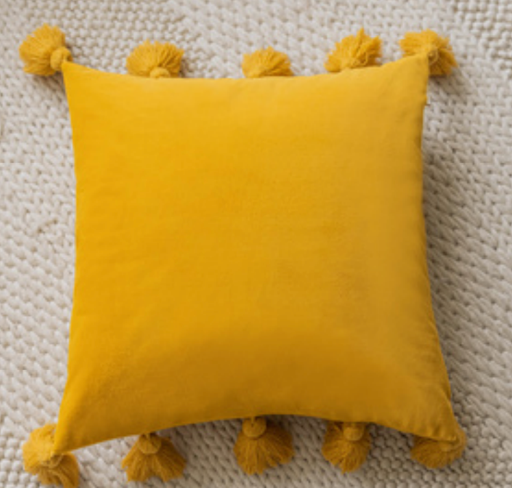 Tassel Delight Velvet Cushion Collection