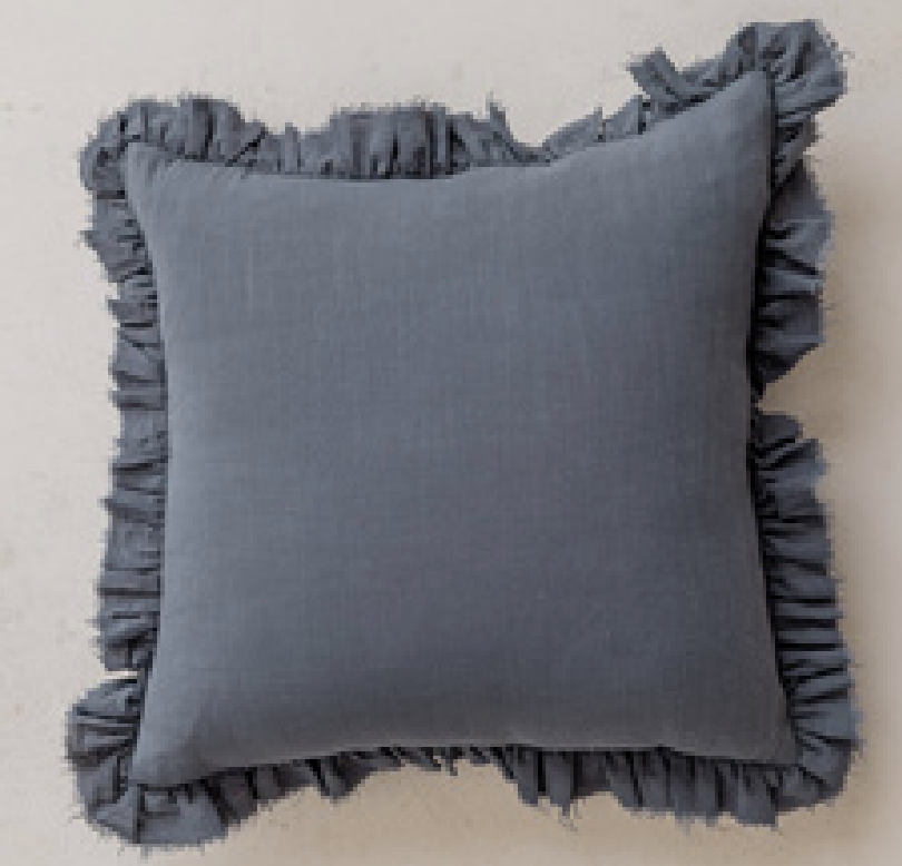 Elegant Ruffle-Edge Cushion Collection