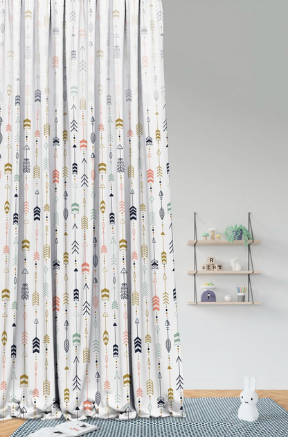 Designer Curtain -Tribal Arrow Adventure Kids Curtain