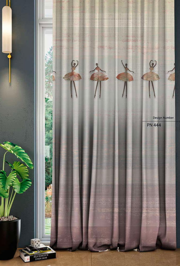 Designer Curtain - Elegant Patterned Blackout Curtains