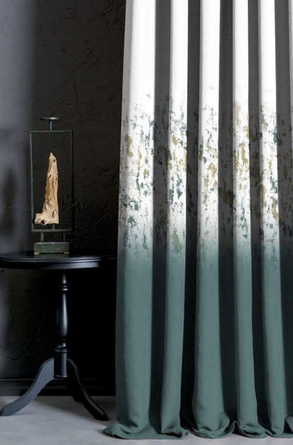 Designer curtains -  Textured Metallic Ombre Curtains