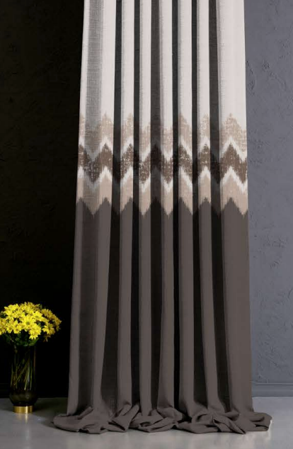 Designer curtains - Modern Chevron Ombre Curtains