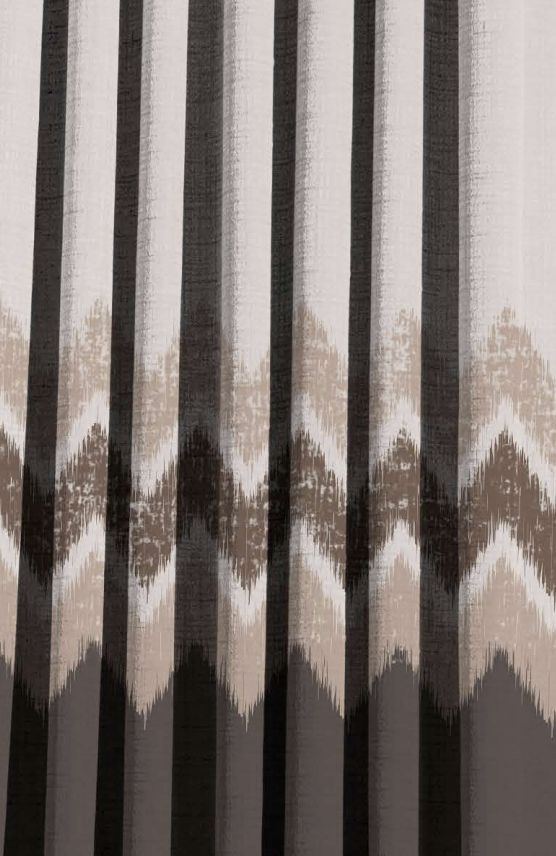 Designer curtains - Modern Chevron Ombre Curtains