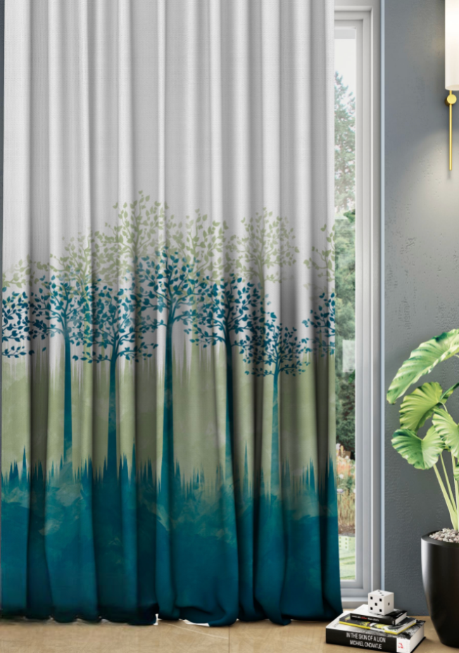 Designer curtains -  Nature Inspired Tree Design Curtains