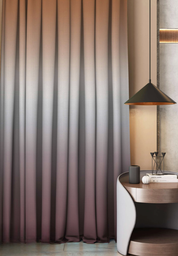 Designer curtains - Elegant Ombre Gradient Curtain