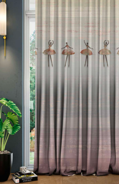 Designer Curtain - Graceful Ballerina Blackout Curtains (Copy)