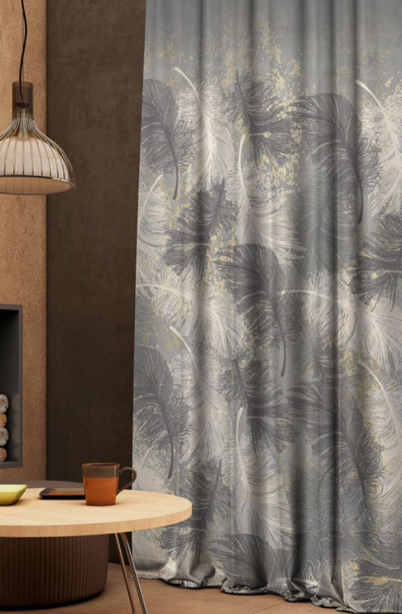 Designer curtains - Feather Inspired Elegant Blackout Curtains (Copy)