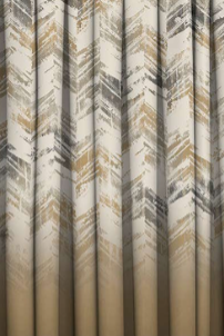 Designer curtains -  Chevron Pattern Gradient Curtains