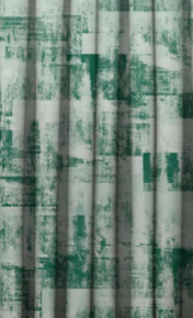 Designer curtains - &quot;Abstract Green Texture Curtains&quot;