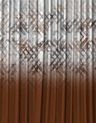 Designer curtains - &quot;Bronze Ombre Geometric Curtains&quot;