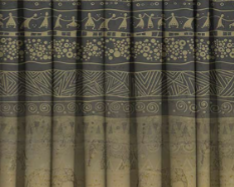 Designer curtains - Tribal Pattern Ombre Curtains