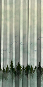 Designer curtains -  Tranquil Forest Escape Curtains