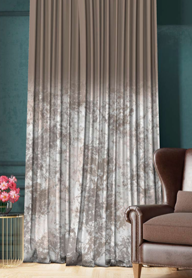 Designer curtains - Elegant Marble Effect Taupe Curtains