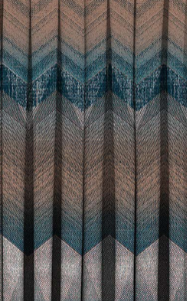 Designer curtains - Chevron Waves Textured Curtains