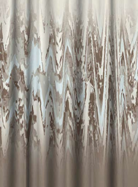 Designer curtains - Contemporary Rippled Gradient Curtains with Abstract Wave Pattern