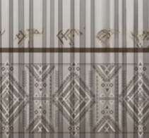 Designer curtains -  &quot;Tribal Patterned Sheer Curtain&