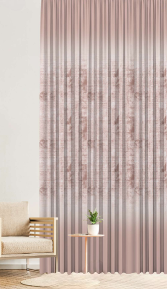 Designer curtains -  Blush Beige Gradient Sheer Curtains