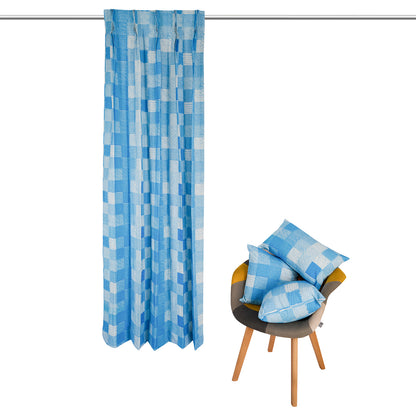 Soothing Geometric Cotton Drapes