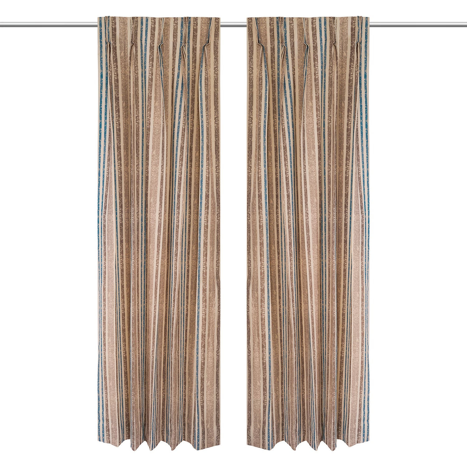 Classic Stripe Cotton (100% Cotton) Drapes