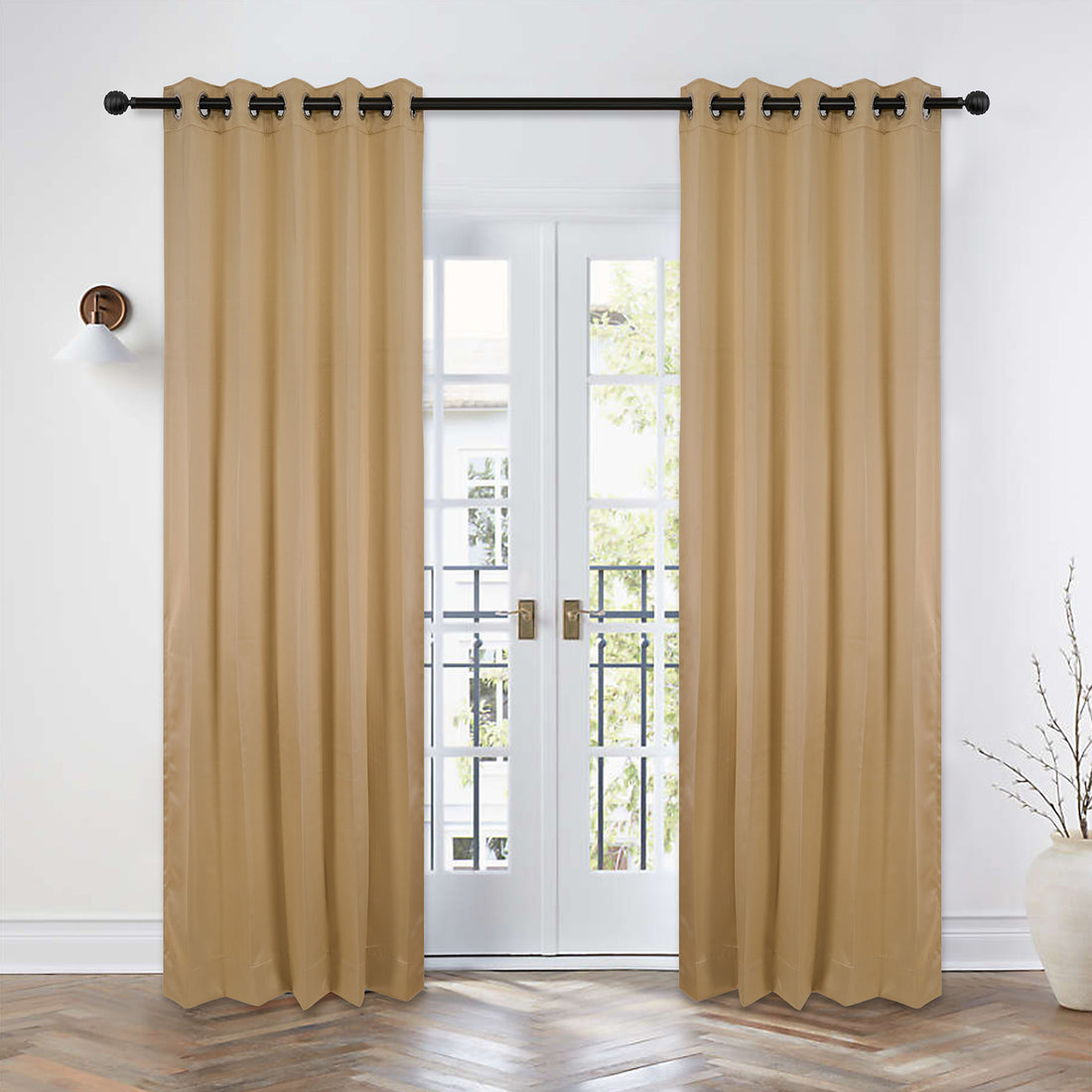 Solid Darkening 100% Blackout Curtain - Innovative fabric