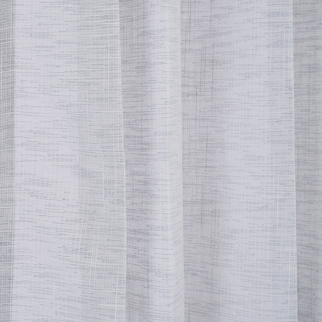 Cotton Blended Sheer -  Self Texture - Light Grey