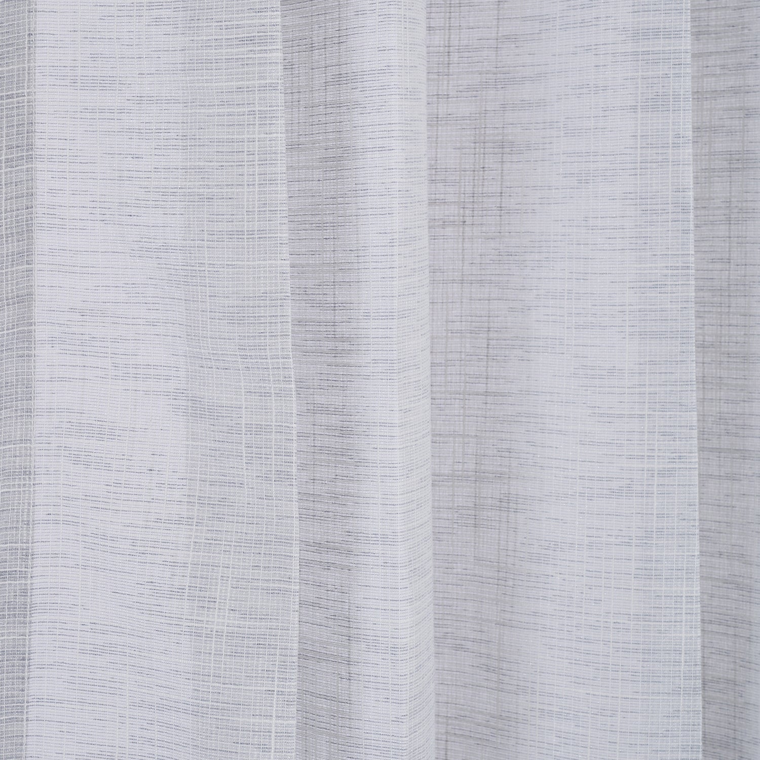 Cotton Blended Sheer -  Self Texture - Light Grey