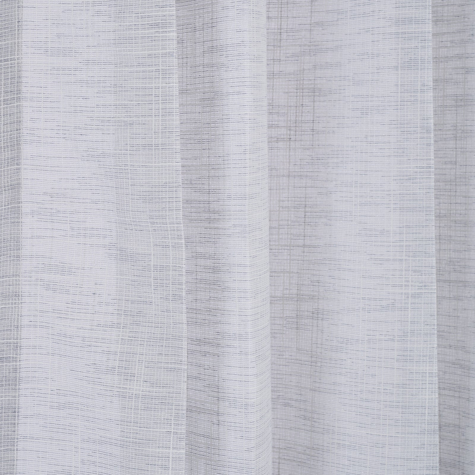 Cotton Blended Sheer -  Self Texture - Light Grey