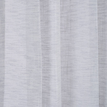 Cotton Blended Sheer -  Self Texture - Light Grey