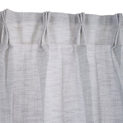 Cotton Blended Sheer -  Self Texture - Light Grey