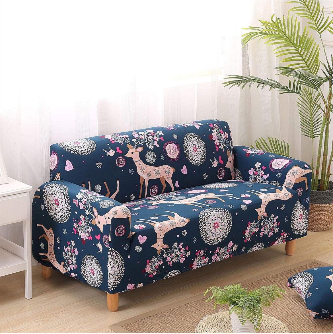 Woodland Whimsy Enchanted Deer Sofa Cover (3+1+1 seater)